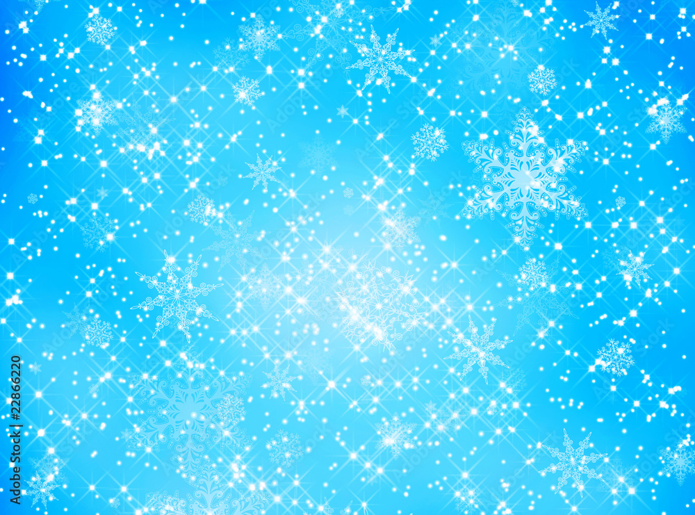 Snowflake and star pattern