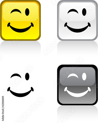 Smiley button.