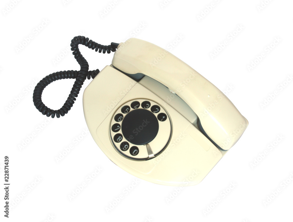 White telephone White telephone