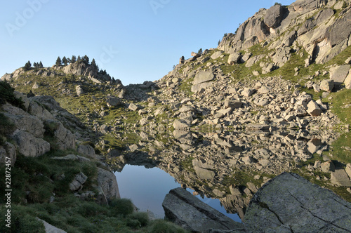 Mountain reflection