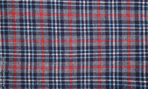fabric print with color grid