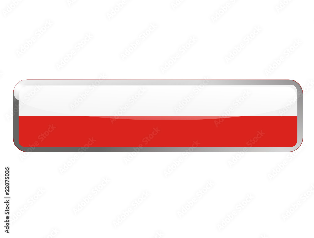 bouton web ou vignette drapeau polonais design bouton web ou vignette drapeau polonais design