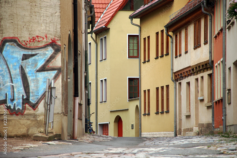 Fototapeta premium Gasse in Weimar