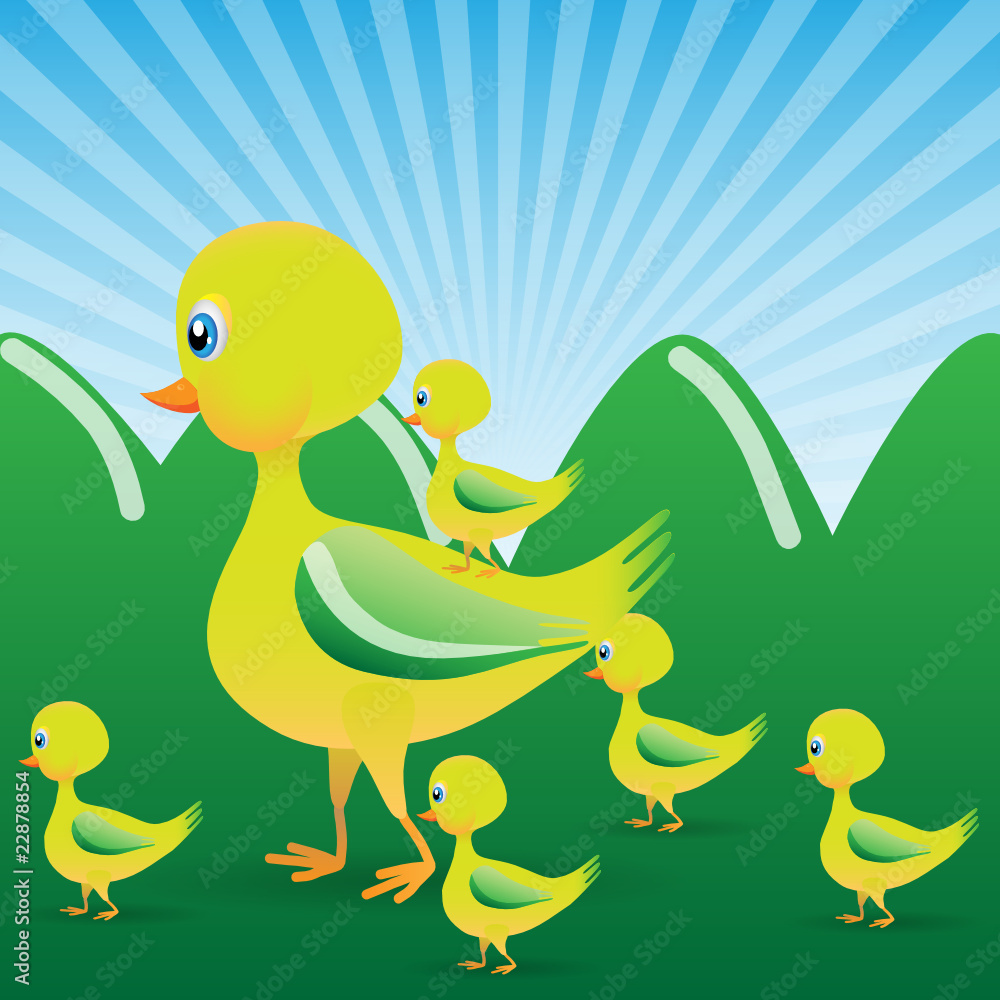 Fototapeta premium Flock of birds