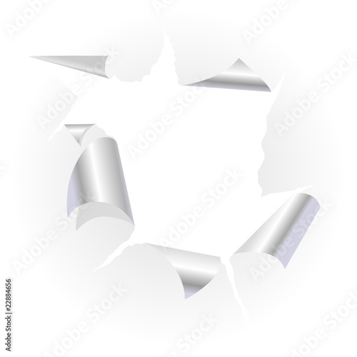 torn paper