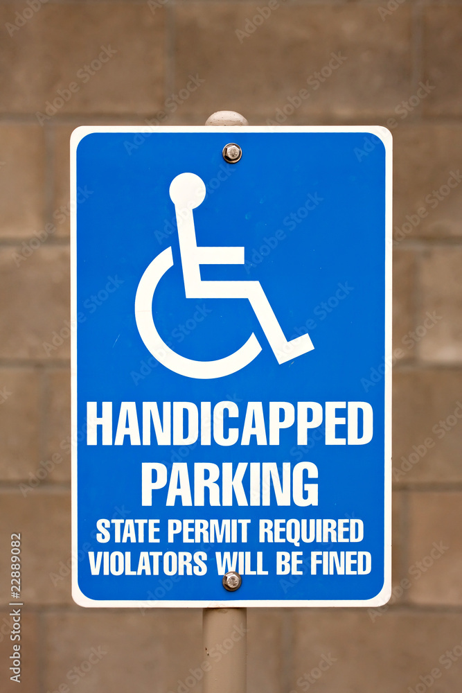 Handicapped Parking Sign Handicapped Parking Sign