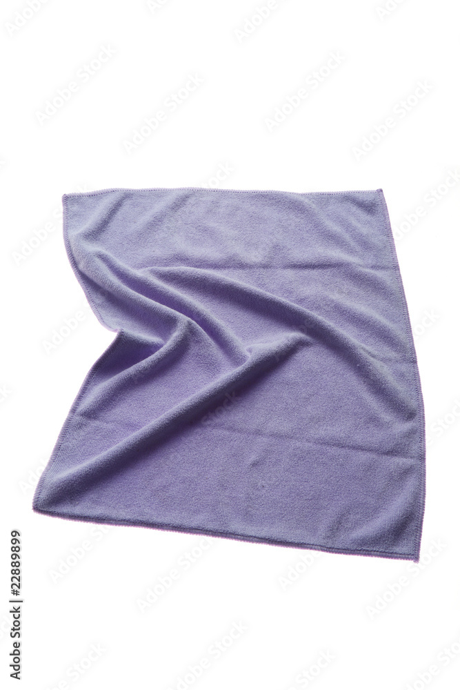 cleaning rag with white background