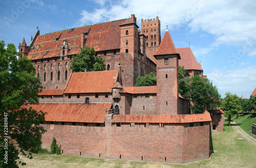 Obraz na płótnie Malbork castle w salonie