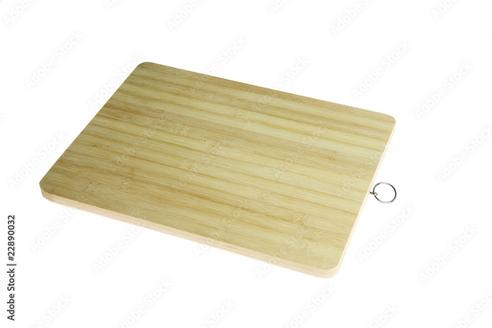Chopping board isolated on a white background . Chopping board isolated on a white background .