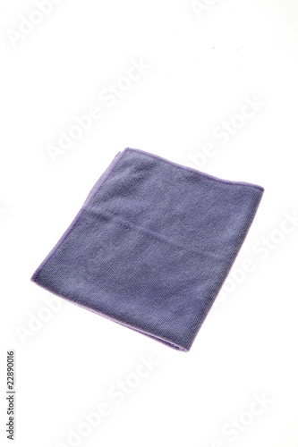 cleaning rag with white background