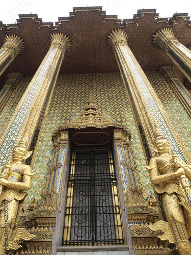 Detalle del Palacio Real en Bangkok (Tailandia)