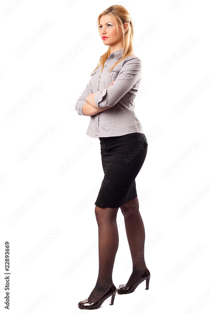Businesswoman, full length portrait Businesswoman, full length portrait