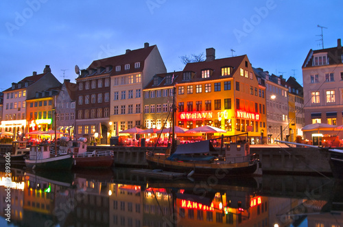 Copenhague - Nyhavn de nuit