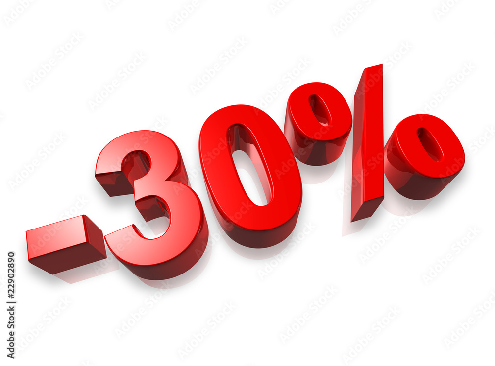 30% thirty percent 30% thirty percent