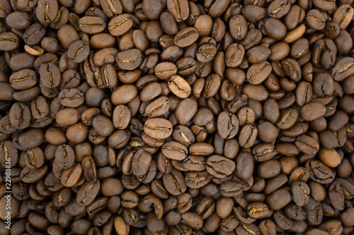 Kaffee Bohnen Textur
