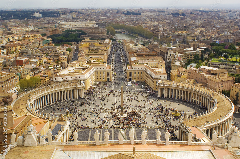 Vatican,Saint Peter's Square architecture
