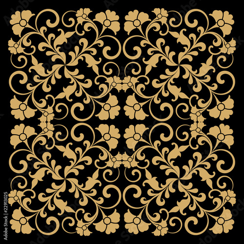 Floral background. Vector illustration.