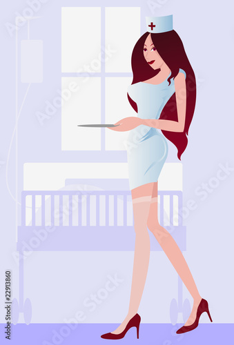 The Attractive Young Nurse