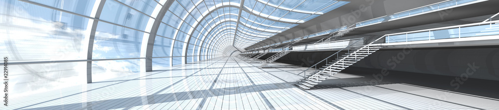Fototapeta premium Flughafen Architektur