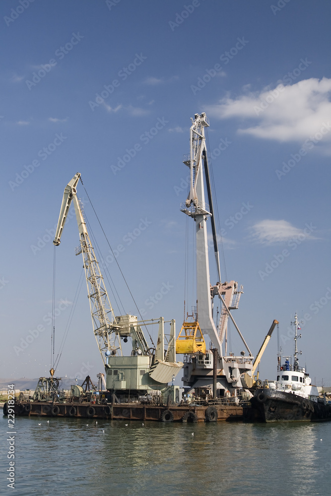 Port cranes