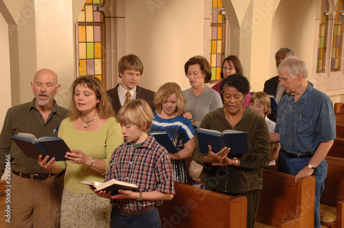 Singing Hymns in Church