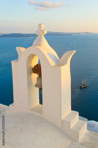 Greek church at Santorini island