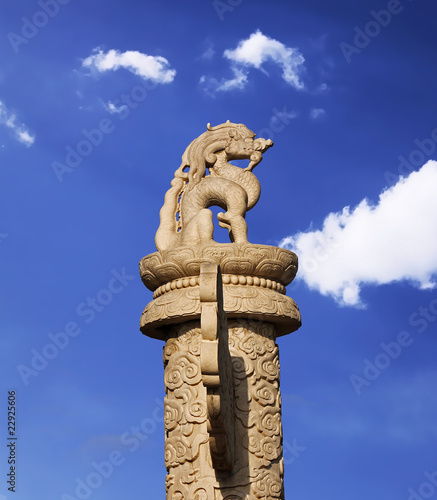 Cuadro en lienzo Famous Huabiao at Tiananmen gate in Beijing, China