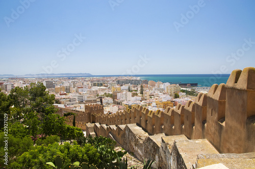 Panorama of Almería from Alcazaba