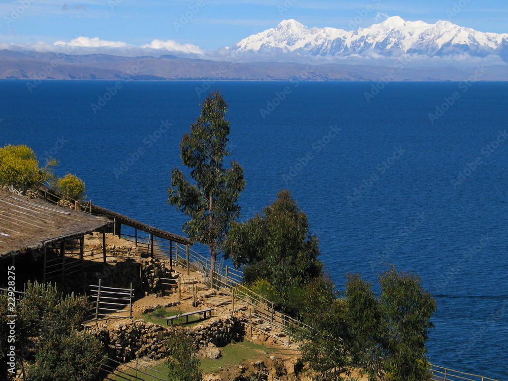 sur les rives du lac titicaca