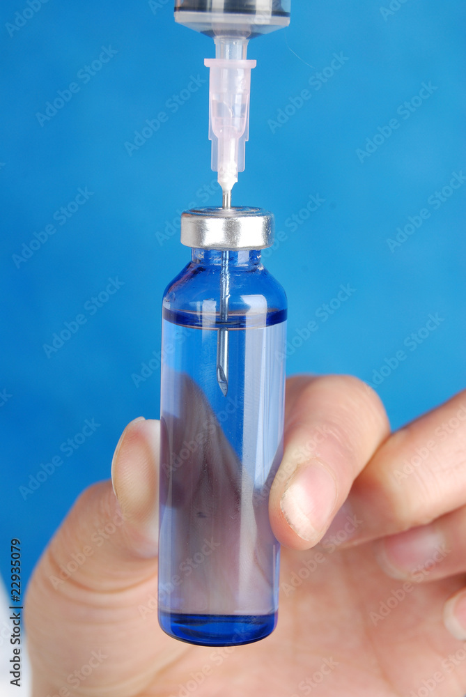 syringe with vial syringe with vial