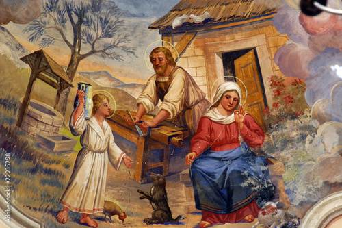 Slika na platnu Holy Family