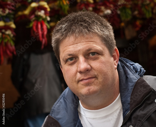 Ordinary regular caucasian male