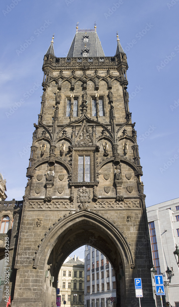 Fototapeta premium pulverturm in prag