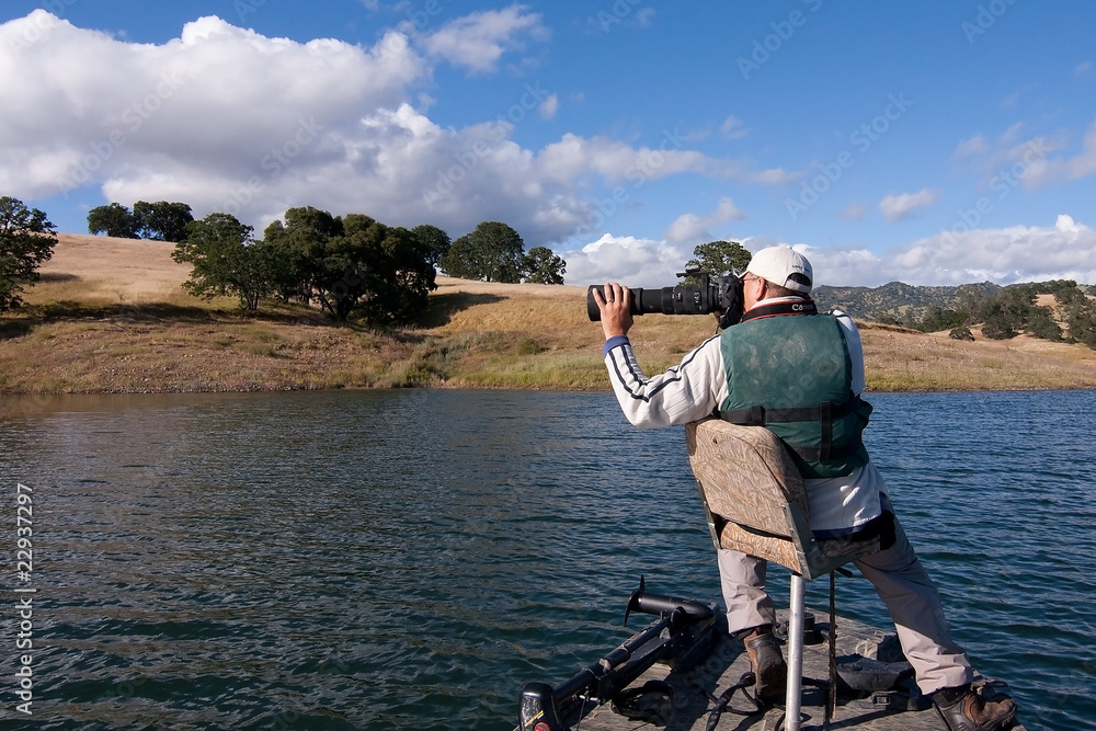 Obraz premium Boat Photographer