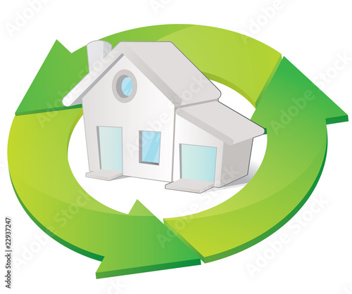 habitation virtueuse a faible consommation d'energie
