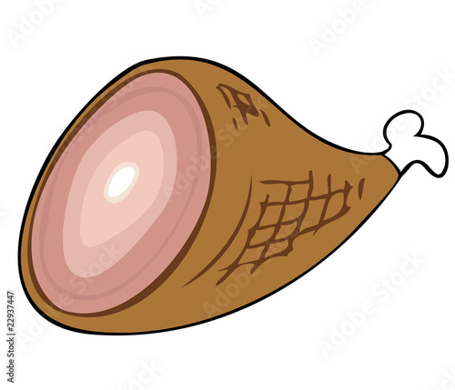 Cooked Ham.