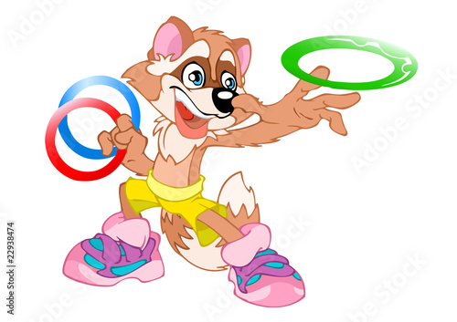 Raccoon the animation