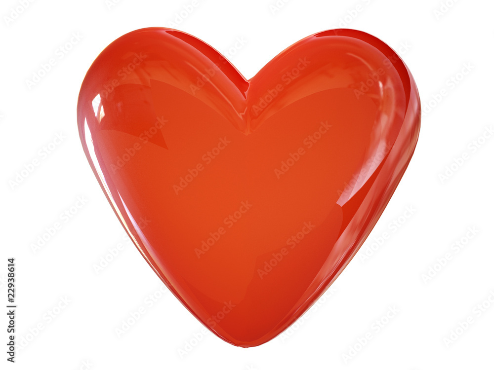 Fototapeta premium heart love 3d cg