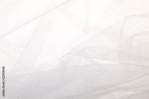 unique shape of a white cloth.