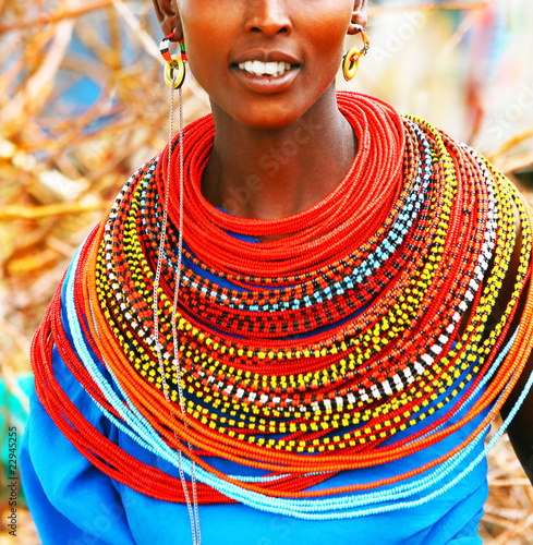 Beautiful African lady photo