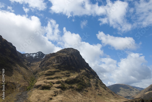 View of mountain range above Scotch mountain © sebikuscz