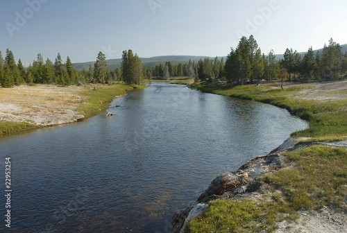Firehole river, Yellowstone national park