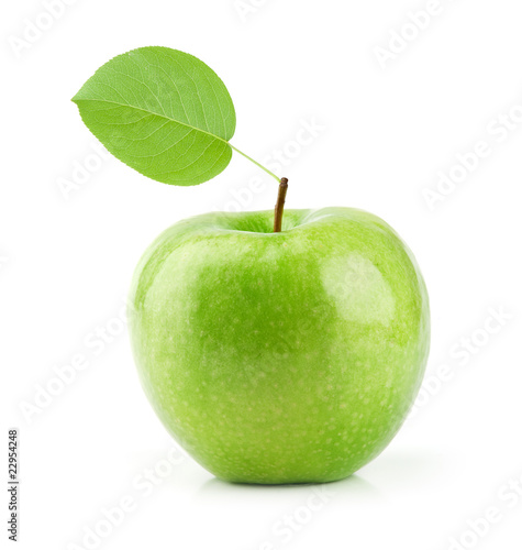 Green Apple isolated on white