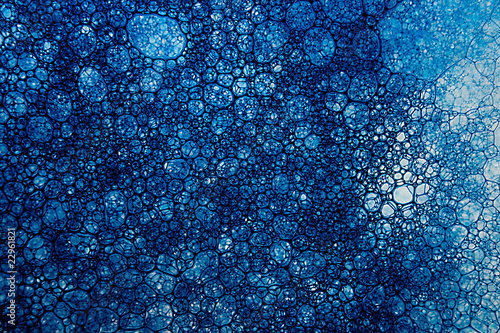 Billede på lærred blue bubbles