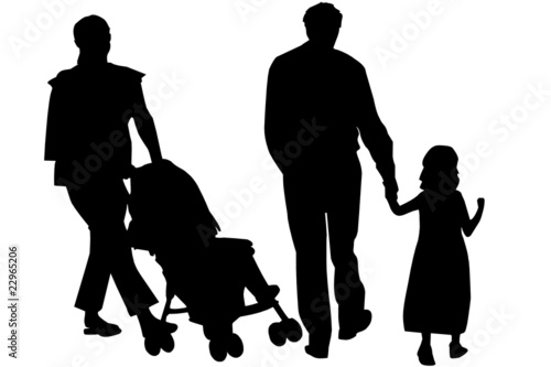 Fotografi famille en promenade