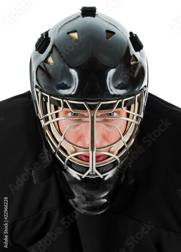 Canvas Print Ice hockey goalie