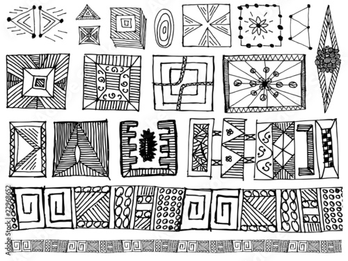 set of doodle¨design elements