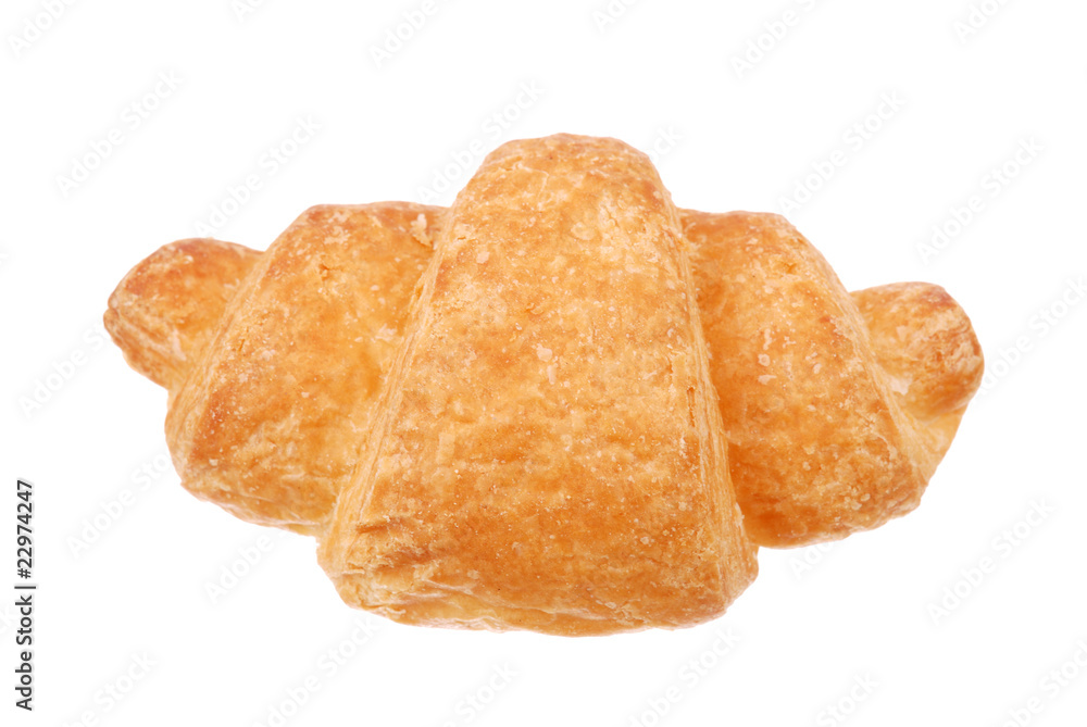 One fresh bun isolated One fresh bun isolated