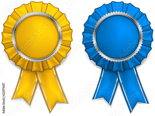 Award rosettes
