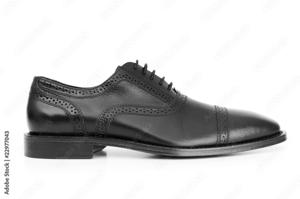 Male shoes isolated on the white background Male shoes isolated on the white background